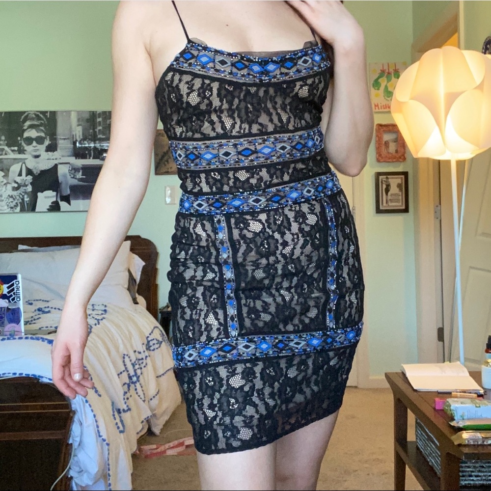 GUESS boho lace cocktail dress XS 🔥🔥🔥